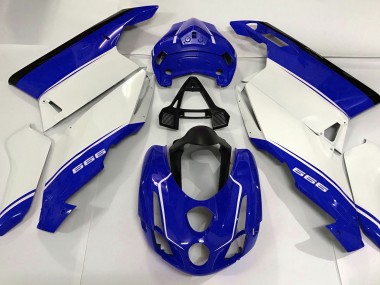 Best Aftermarket 2003-2004 White Blue and Black Ducati 749 999 Fairings