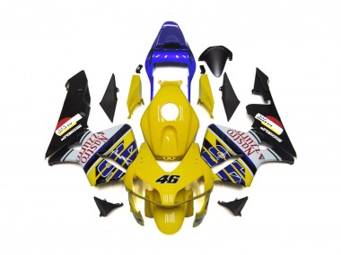 Best Aftermarket 2003-2004 Yellow Nastro Azzurro 46 Honda CBR600RR Fairings