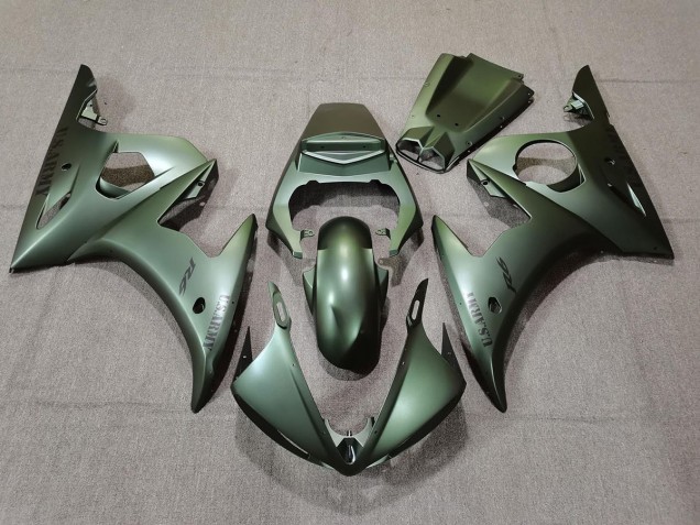 2003-2005 Army Green Yamaha R6 Fairings