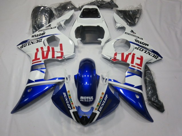 2003-2005 Fiat Deep Blue Yamaha R6 Fairings