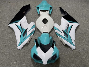 Best Aftermarket 2004-2005 Cyan White and Black Gloss Honda CBR1000RR Fairings