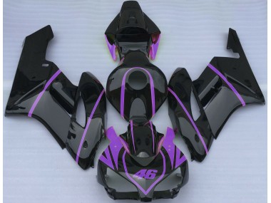 2004-2005 Gloss Black & Purple Honda CBR1000RR Fairings