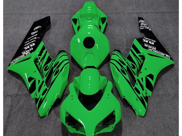 2004-2005 Gloss Green Flame Honda CBR1000RR Fairings