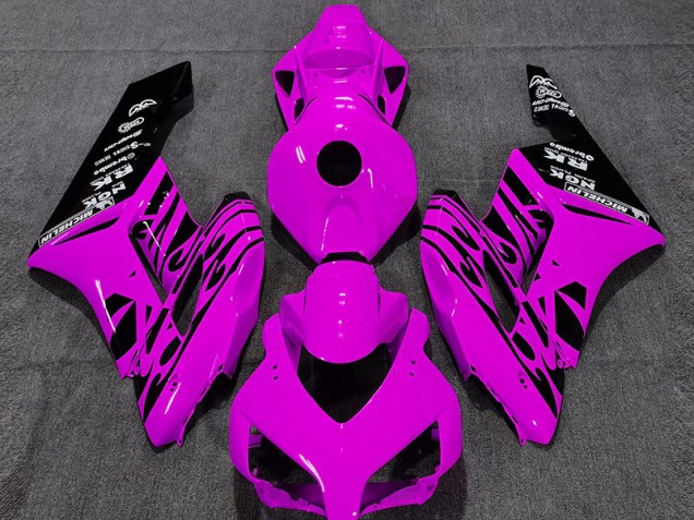 2004-2005 Gloss Pink Flame Honda CBR1000RR Fairings