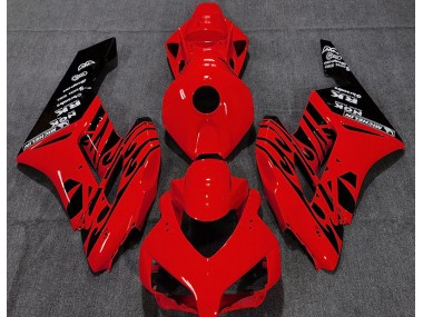 2004-2005 Gloss Red Flame Honda CBR1000RR Fairings