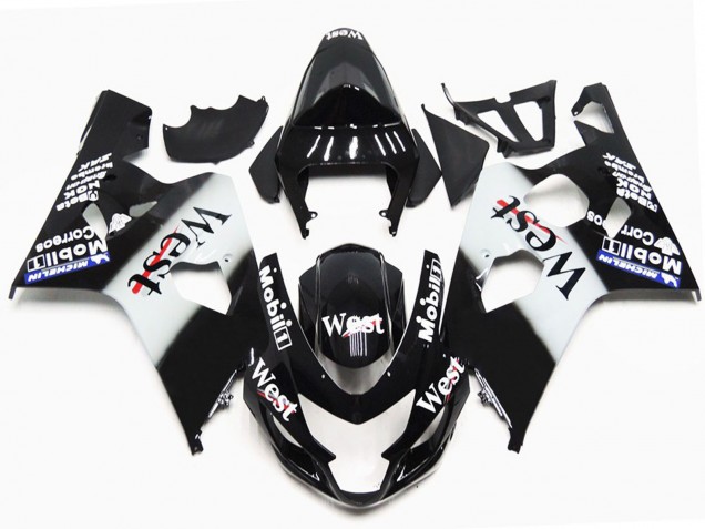 Best Aftermarket 2004-2005 Gloss west OEM Style Suzuki GSXR 600-750 Fairings