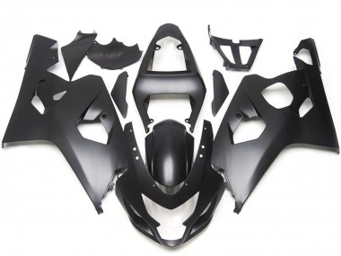 Best Aftermarket 2004-2005 Matte Black Style Suzuki GSXR 600-750 Fairings