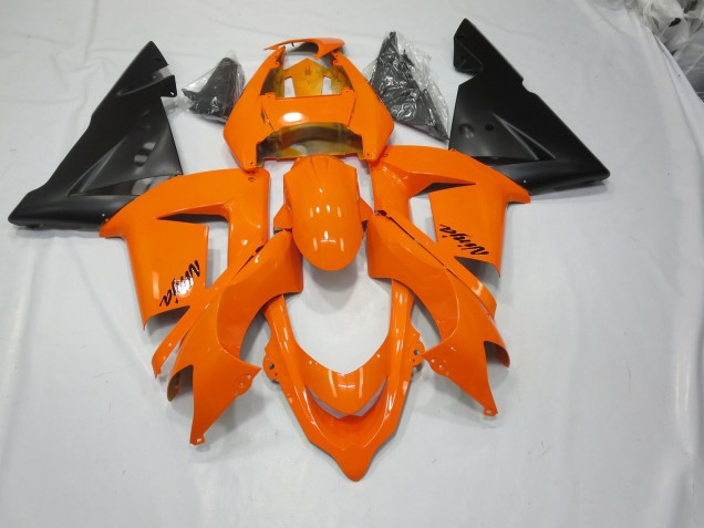 2004-2005 Orange Ninja Kawasaki ZX10R Fairings