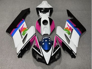 2004-2005 Pink and Blue Flag Honda CBR1000RR Fairings