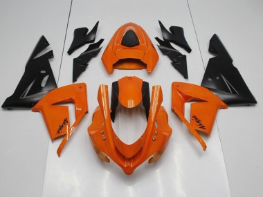 2004-2005 Plain Orange Ninja Kawasaki ZX10R Fairings