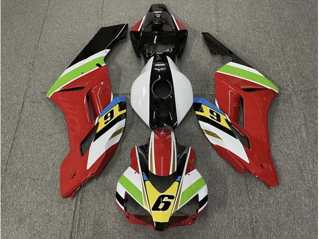 2004-2005 Red 6 Honda CBR1000RR Fairings