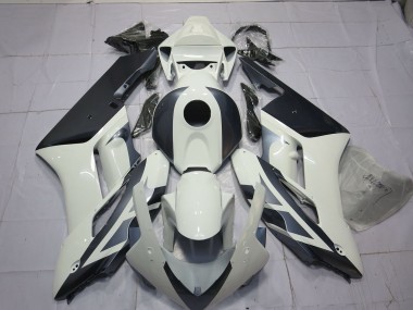 2004-2005 White and Silver Honda CBR1000RR Fairings