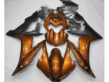 2004-2006 Gloss Orange & Black Yamaha R1 Fairings