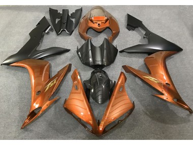 Best Aftermarket 2004-2006 Gloss Orange and Carbon Style Yamaha R1 Fairings