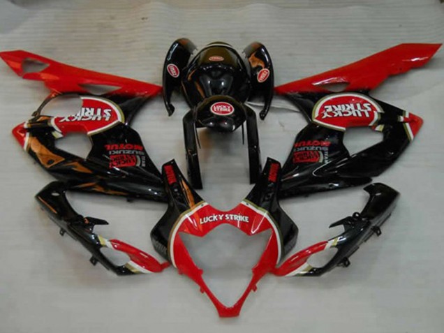 2005-2006 Black Lucky Strike Suzuki GSXR 1000 Fairings