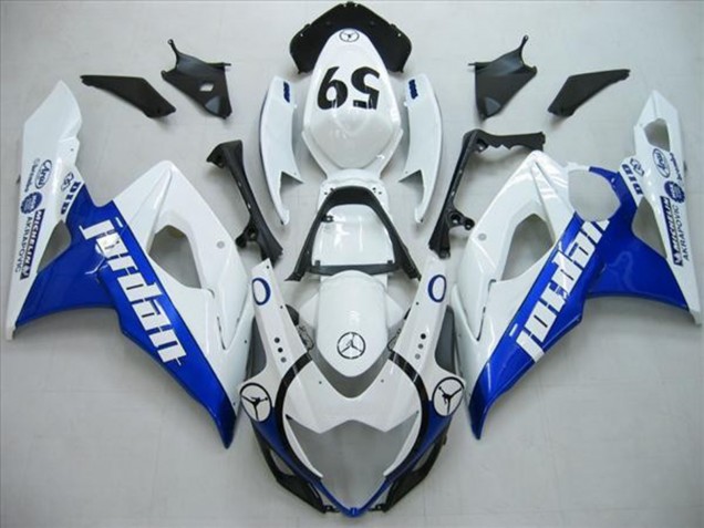 2005-2006 Blue Jordan Suzuki GSXR 1000 Fairings