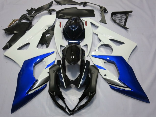 2005-2006 Blue and White Suzuki GSXR 1000 Fairings