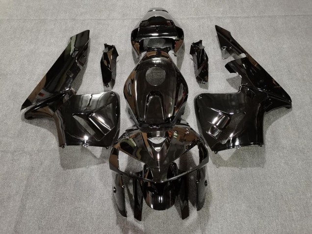 2005-2006 Gloss Black Honda CBR600RR Fairings