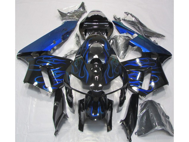 2005-2006 Gloss Blue Flame Honda CBR600RR Fairings