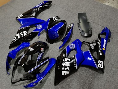 Best Aftermarket 2005-2006 Gloss Blue and Black Custom Suzuki GSXR 1000 Fairings