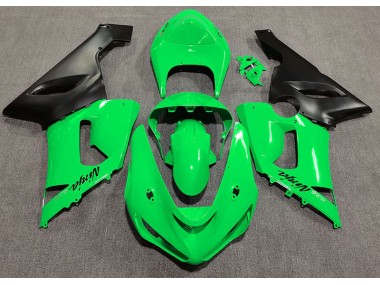 Best Aftermarket 2005-2006 Gloss Green Kawasaki ZX6R Fairings