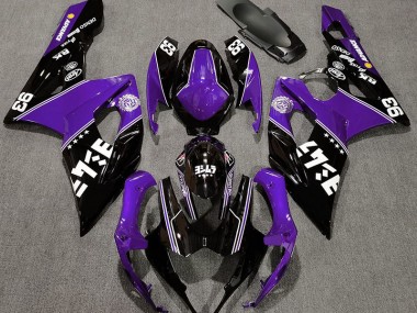 Best Aftermarket 2005-2006 Gloss Purple and Black Custom Suzuki GSXR 1000 Fairings