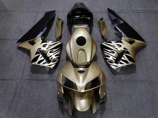 Best Aftermarket 2005-2006 Golden Black Honda CBR600RR Fairings