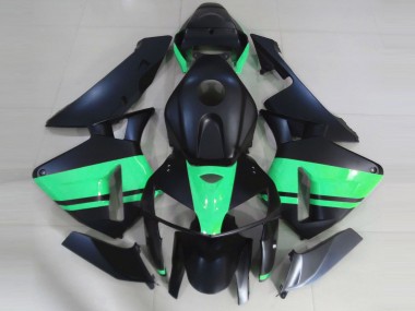 2005-2006 Matte Black & Special Green Honda CBR600RR Fairings