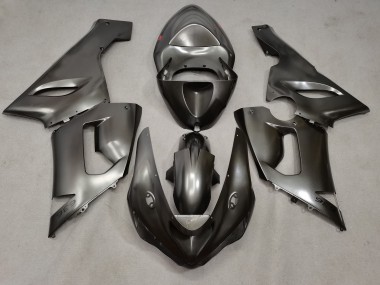 2005-2006 Metal Silver Kawasaki ZX6R Fairings