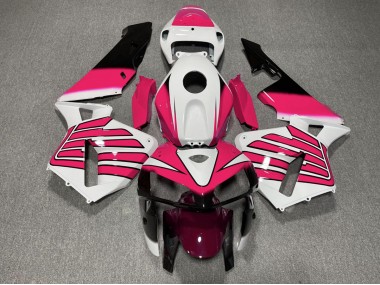Best Aftermarket 2005-2006 Pink and White Wings Honda CBR600RR Fairings