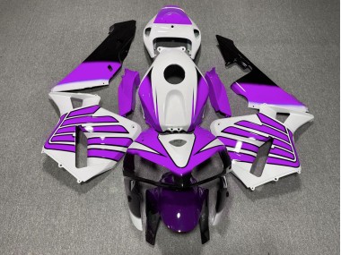 2005-2006 Purple and White Wings Honda CBR600RR Fairings