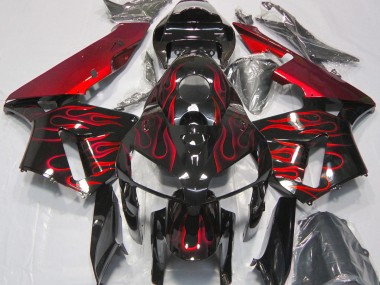 2005-2006 Red Flame Honda CBR600RR Fairings