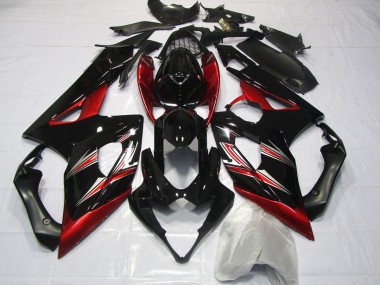 2005-2006 Red and Black Flare Suzuki GSXR 1000 Fairings