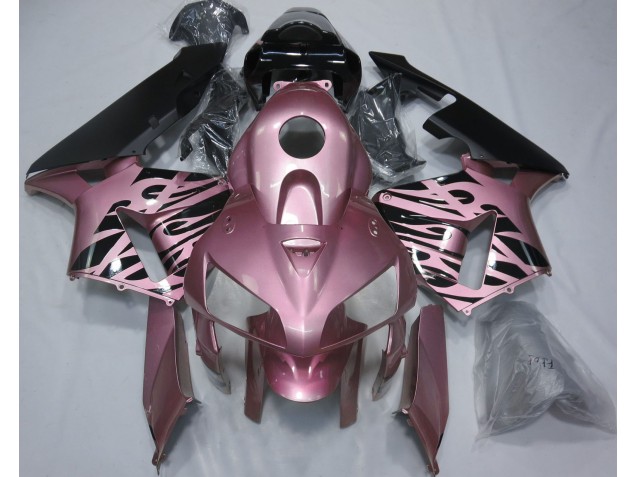 Best Aftermarket 2005-2006 Rose Pink Flame Honda CBR600RR Fairings
