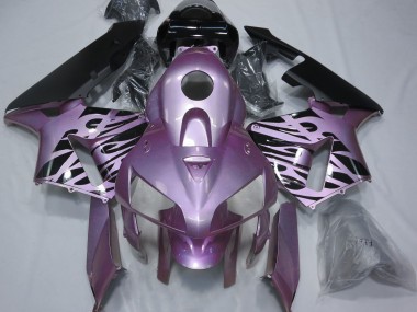 2005-2006 Rose Purple Flame Honda CBR600RR Fairings