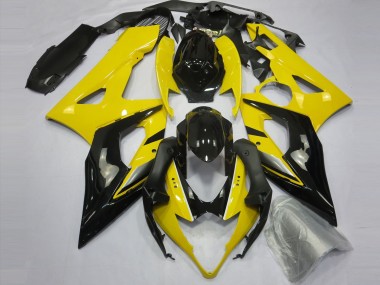 Best Aftermarket 2005-2006 Yellow and Black Suzuki GSXR 1000 Fairings