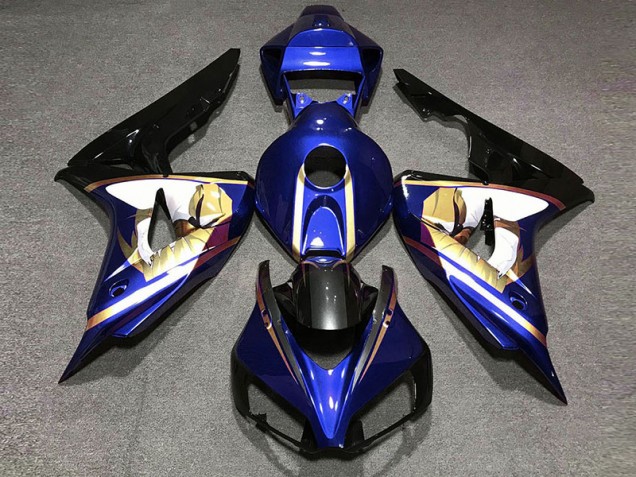 2006-2007 Blue & Gold Honda CBR1000RR Fairings