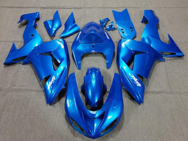 2006-2007 Blue Ninja Kawasaki ZX10R Fairings