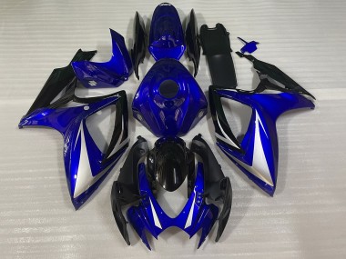 Best Aftermarket 2006-2007 Blue and Black Special Suzuki GSXR 600-750 Fairings