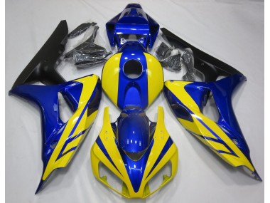 2006-2007 Blue and Yellow Honda CBR1000RR Fairings