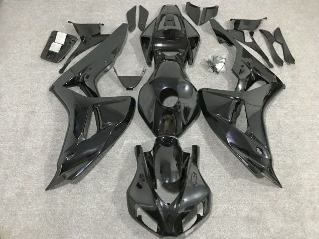 2006-2007 Gloss Black Honda CBR1000RR Fairings