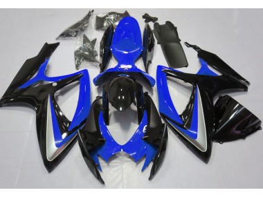 Best Aftermarket 2006-2007 Gloss Blue Debadged Suzuki GSXR 600-750 Fairings