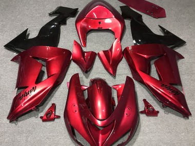 Best Aftermarket 2006-2007 Gloss Red Kawasaki ZX10R Fairings