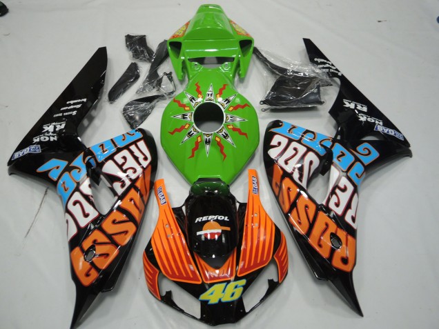 2006-2007 Green Rossi Honda CBR1000RR Fairings