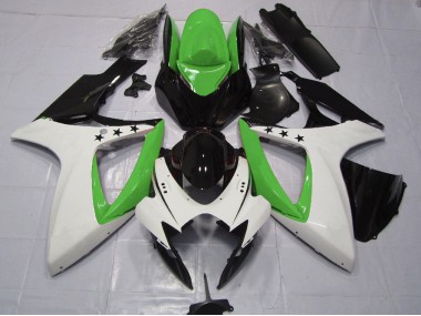 Best Aftermarket 2006-2007 Green Star Suzuki GSXR 600-750 Fairings