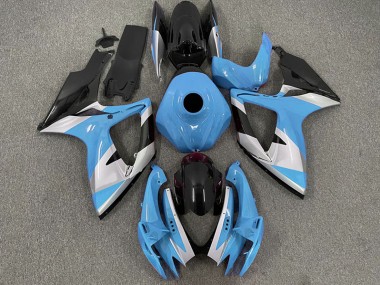 Best Aftermarket 2006-2007 Light Blue Design Suzuki GSXR 600-750 Fairings