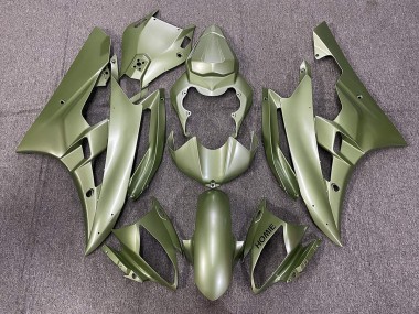 Best Aftermarket 2006-2007 Matte Green Yamaha R6 Fairings