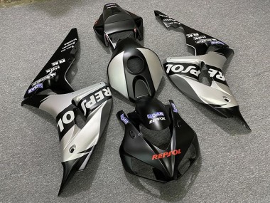 2006-2007 Matte Silver Repsol Honda CBR1000RR Fairings