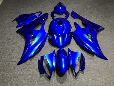 2006-2007 Metallic Blue Plain Yamaha R6 Fairings