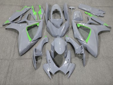 2006-2007 Nardo and Green Trim Suzuki GSXR 600-750 Fairings